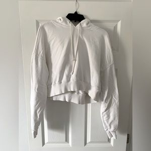 Good American Crop Hoodie